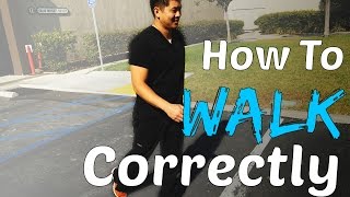 Physical Therapist Shows How To Walk Correctly [upl. by Petrick]