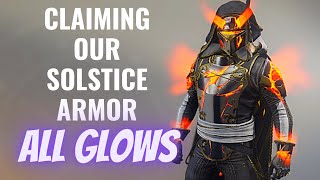 Destiny 2 Solstice of Heroes 2020  Hunter Armor Showcase Claiming our new armor All Glows [upl. by Asor657]