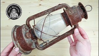 1950s Oil Lamp Restoration  Lantern Restoration [upl. by Reinhardt]