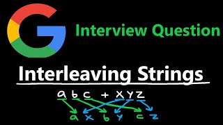 Interleaving Strings  Dynamic Programming  Leetcode 97  Python [upl. by Deming50]