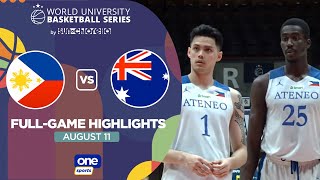 Ateneo vs University of Sydney  2023 World University Basketball Series  Aug 11 2023 [upl. by Thebazile]