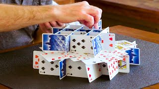 How to Stack Playing Cards  WIRED [upl. by Noinatrad]