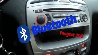 Peugeot 308 How To Pair Your Mobile To The Bluetooth System [upl. by Yann]