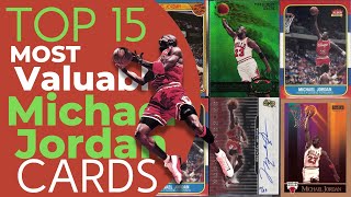 🏀Top 15 Most Valuable Ungraded Michael Jordan Cards 12 is Surprising [upl. by Marsiella]