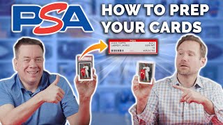 PSA Grading 5 Steps to Prep Your Cards for PSA 📦💰 [upl. by Kirred]