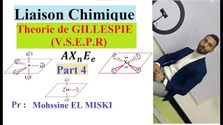 Liaison chimique  théorie de GILLESPIE VSEPR part 4 [upl. by Keily]