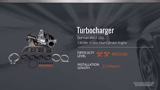 How to Replace the Turbocharger for Select Buick amp Chevrolet Models [upl. by Earezed518]