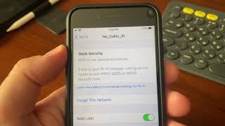 Fix quotWeak Securityquot WiFi Warning on iPhone iOS14 [upl. by Michon573]