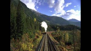 CP2816 Steam Locomotive in Rocky Mountain Express SFX Only [upl. by Llehcor]