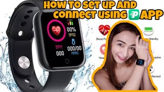 How to Set Up Smart Watch using Mobile App  FIT PRO TUTORIAL  REVIEW [upl. by Arihk612]