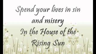 House of the Rising Sun Lyrics  Haley Reinhart [upl. by Aholla707]