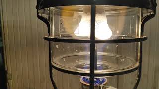 Lighting my Paraffin Tilley Lamp [upl. by Anaele]