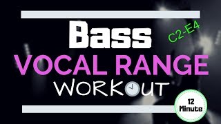 BASS Vocal Workout  Exercises to Strengthen Your Bass Range [upl. by Bondy]