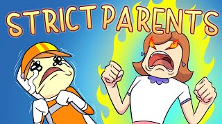 growing up with STRICT PARENTS [upl. by Ardied]