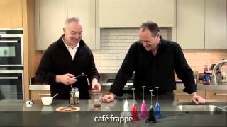 How to make a frappé coffee using an aerolatte milk frother [upl. by Fonsie788]