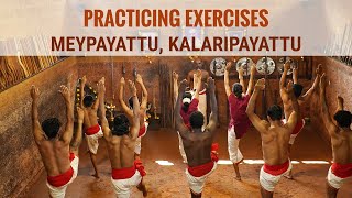 Practicing exercises in Kalaripayattu  Kerala Tourism [upl. by Nelad]