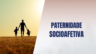 Paternidade socioafetiva [upl. by Ardisi]