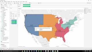 Tableau 10 Tutorial Custom Territories [upl. by Emmott]