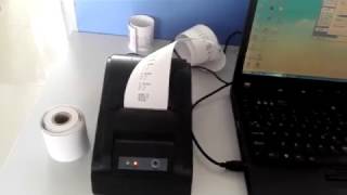 Driver installation 5890T thermal printer  How to Install Thermal Printer on Windows [upl. by Eendys]