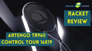 Artengo TR 960 Control Tour 16x19 Tennis Racket Review [upl. by Suchta]