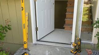 Jeld Wen Front Door Installation  Really crappy products and craftsmanship PART 1 [upl. by Low442]