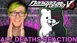 Bijuu Mike Reacts to All Danganronpa v3 Deaths Executions and funny moments [upl. by Lenora]