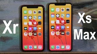 iPhone Xr vs iPhone Xs Max  Full Comparison [upl. by Ferren]