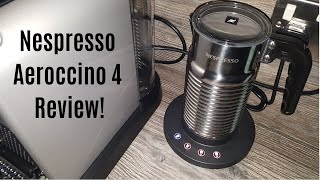 Nespresso Aeroccino 4 Milk Frother Review  Worth upgrading from the Aeroccino 3 [upl. by Henryson133]