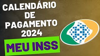 Como Encontrar o CALENDÁRIO de PAGAMENTO do INSS 2024 [upl. by Anihsak]