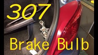 Peugeot 307 Brake Light Bulb Change [upl. by Acemaj319]