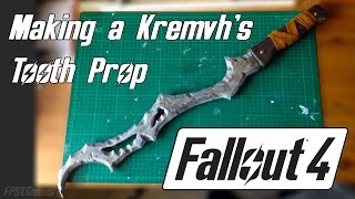 Making a Kremvhs Tooth Prop from Fallout 4 [upl. by Etnuahs]