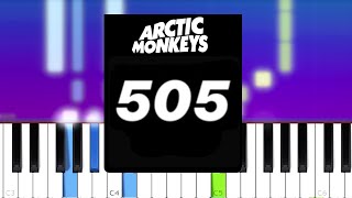 Arctic Monkeys  505 Piano Tutorial [upl. by Hawkie]