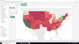 Tableau  Heat Maps [upl. by Stannfield]