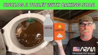 How To Unclog A Toilet With Baking Soda [upl. by Tench]