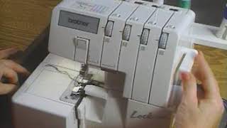 BrotherSupportSewing Overlock Machine Getting Ready [upl. by Gladi]