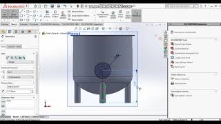 Solidworks Tutoriallesson 1 How to create chemical tank [upl. by Anitrebla695]