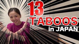 13 TABOOS  Things NOT to do in Japan [upl. by Olag]