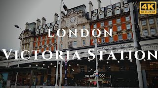 London Victoria Station Walk Through England 4K [upl. by Emmons]