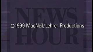 The Newshour with Jim Lehrer Funding amp Closing 1999 PBS ID 1998 [upl. by Aronle]