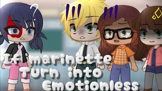 If marinette turn into emotionless Miraculous Ladybug MLB skit Gacha Club [upl. by Notsehc233]