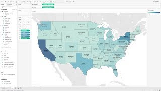 Tableau Tutorial  How To Edit State Names [upl. by Columbyne]