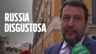 Guerra RussiaUcraina Salvini quotMissili su Kiev disgustosi lEuropa deve intervenirequot [upl. by Deland]