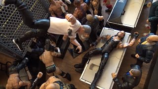 WWE Action Figures set up  Steel Cage [upl. by Claretta4]