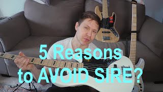 Are SIRE BASSES good Top 5 Pros amp Cons [upl. by Sajovich654]