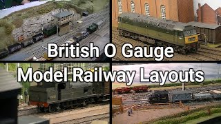 British O Gauge Model Railway Layouts [upl. by Hedve]