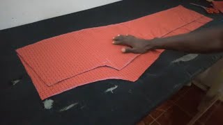 HOW TO CUT A TROUSER STEP BY STEP BACK AND FRONT [upl. by Furmark]