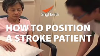 How To Position A Stroke Patient [upl. by Attebasile]