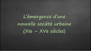 5ème  Lémergence des sociétés urbaines [upl. by Ahseeyt]