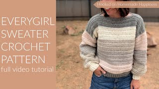 How to Crochet the Everygirl Sweater [upl. by Aliel]