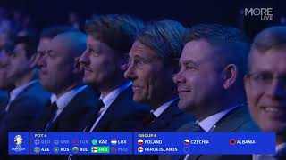 The UEFA EURO 2024 Qualification Draw [upl. by Chanda]